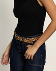 RIOT LEOPARD BELT
