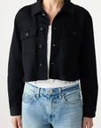 CARLY BLACK DENIM JACKET
