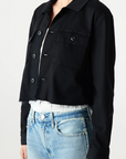 CARLY BLACK DENIM JACKET