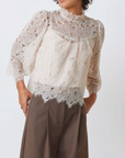 SHORT LACE BLOUSE