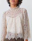 SHORT LACE BLOUSE