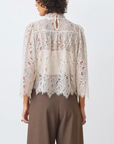 SHORT LACE BLOUSE