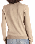 COTTON V NECK SWEATER