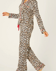 HOLIDAY LEOPARD LOUNGE SET