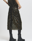 ZYON MESH SEQUIN SKIRT