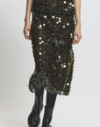 ZYON MESH SEQUIN SKIRT