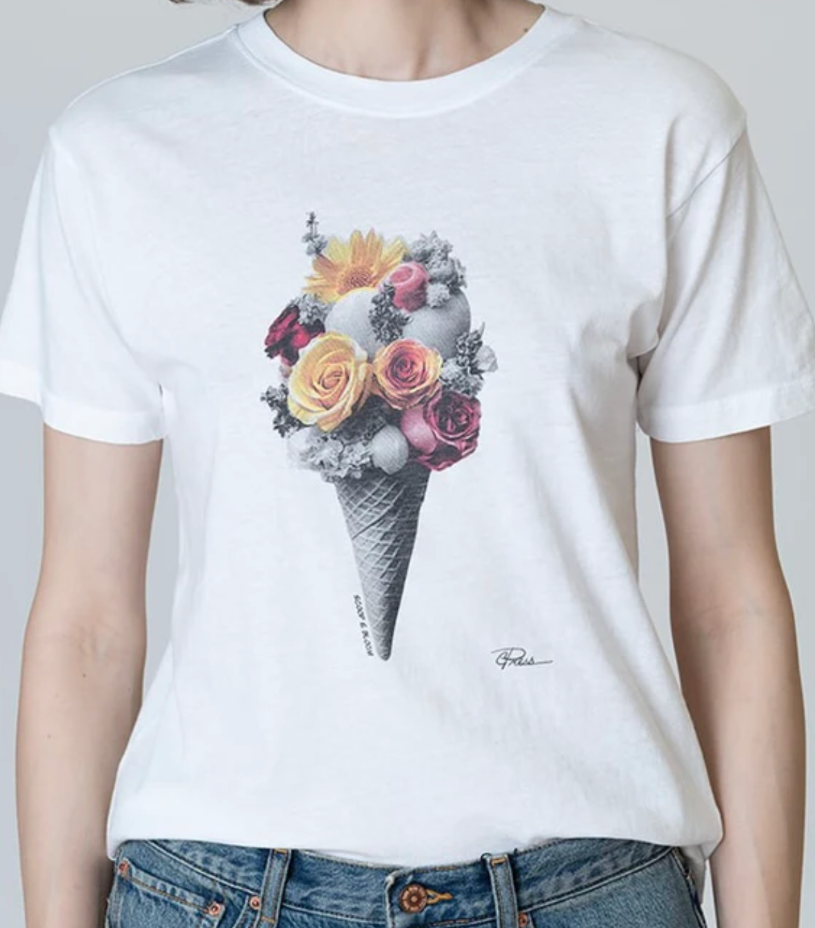 SCOOP &amp; BLOOM TEE