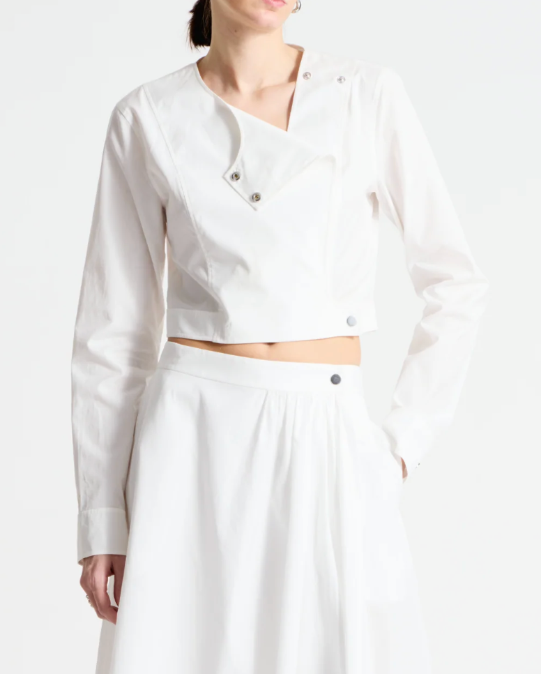 ZIGGY POPLIN BLOUSE
