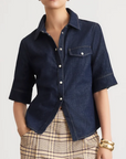 WINSTOP DENIM TOP