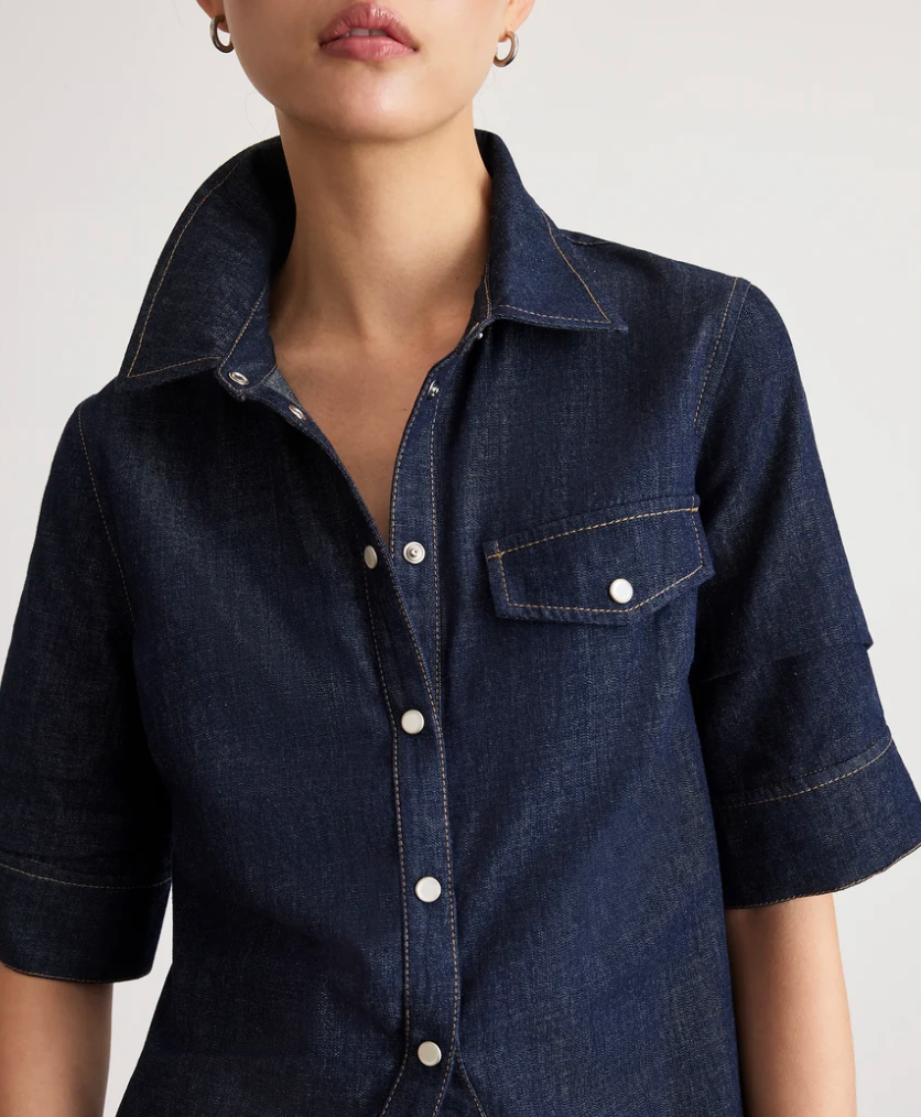 WINSTOP DENIM TOP