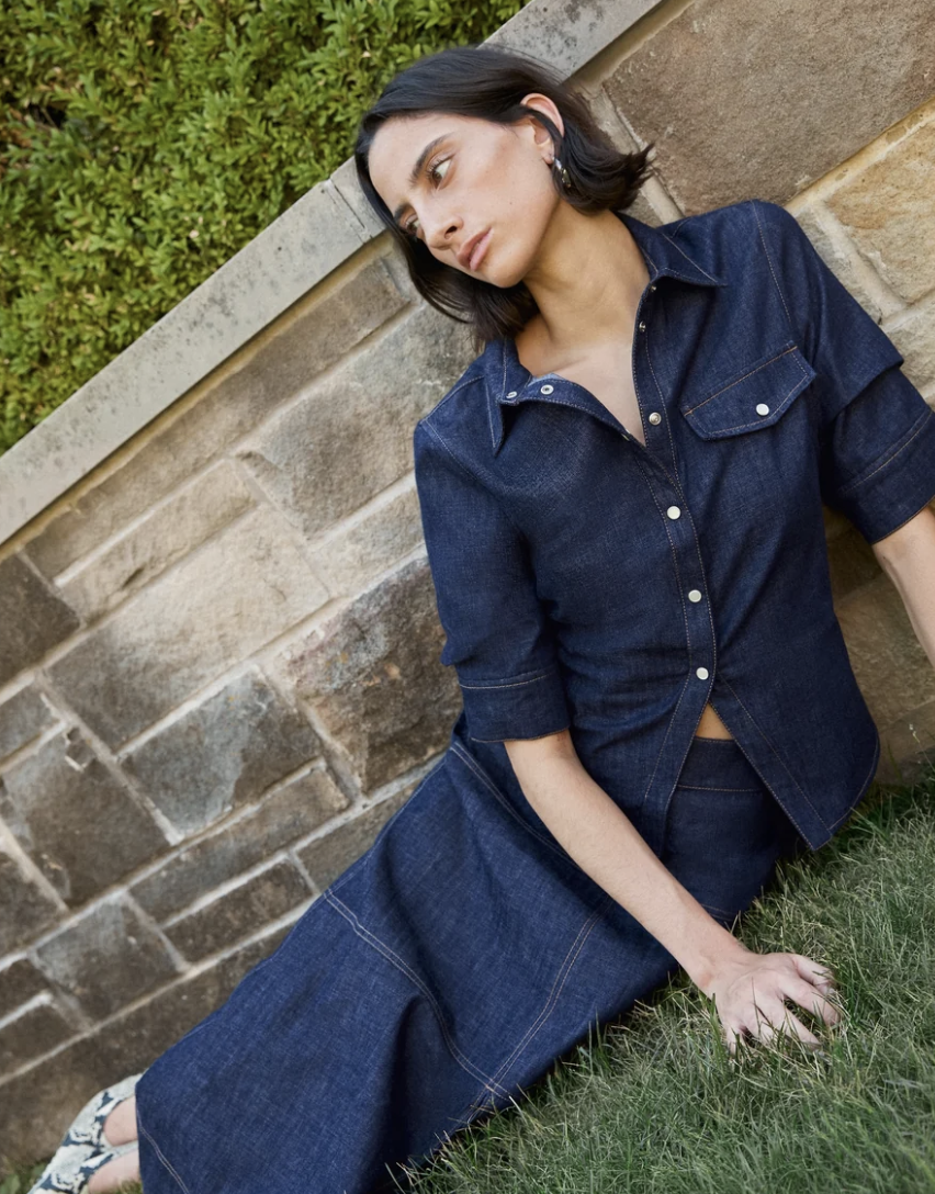 WINSTOP DENIM TOP
