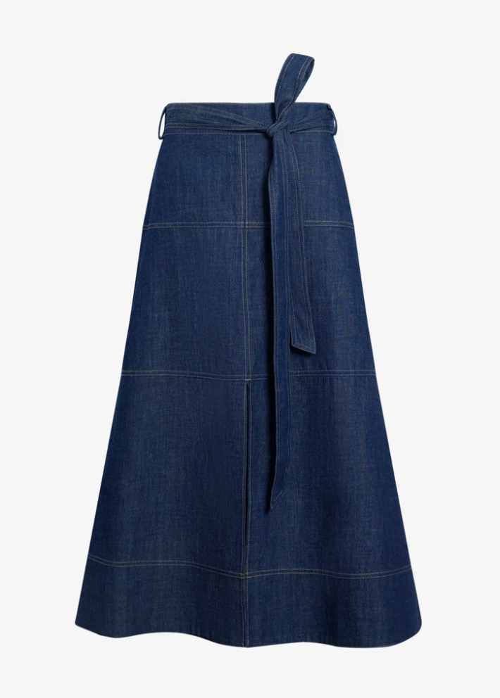 HUDLEY DENIM SKIRT