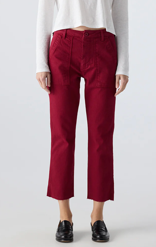 EASY ARMY TROUSER PINOT