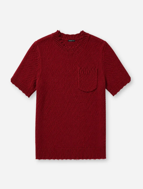 FRAYED BOUCLE CREW