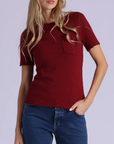 FRAYED BOUCLE CREW