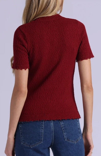 FRAYED BOUCLE CREW