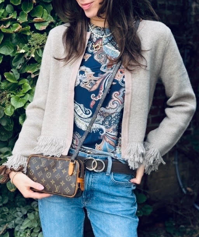 TAUPE FRINGE JACKET