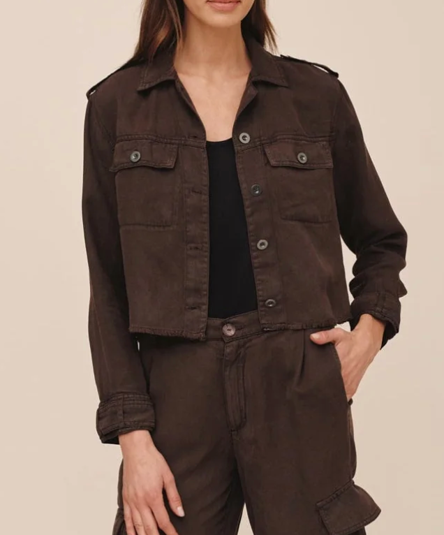 CROPPED UTILITY JACKET