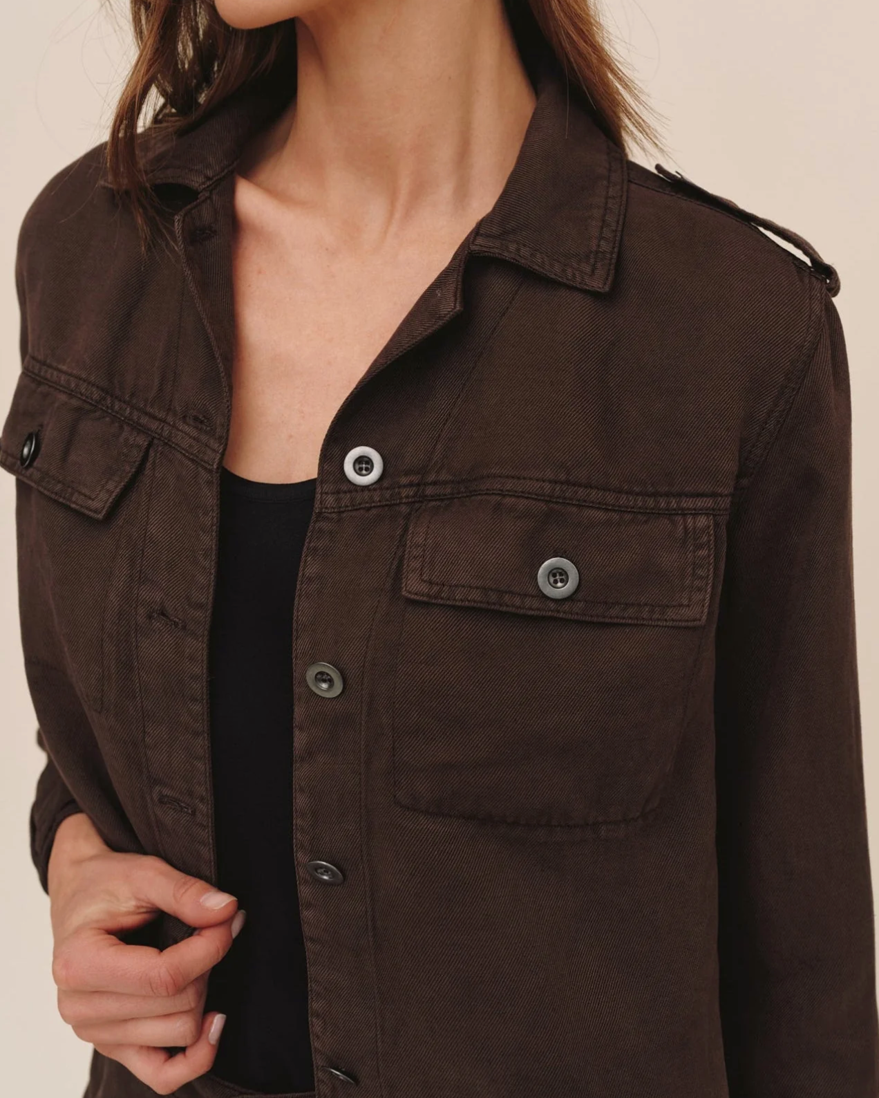 CROPPED UTILITY JACKET