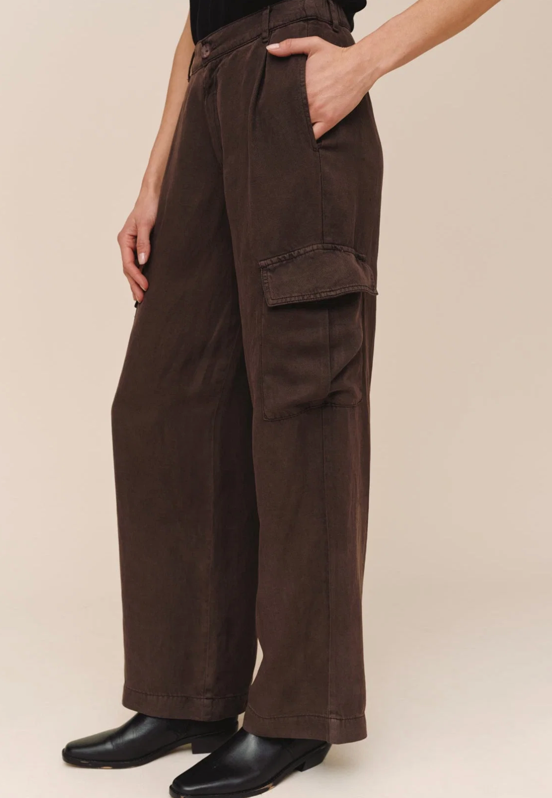 WIDE LEG CARGO TROUSER