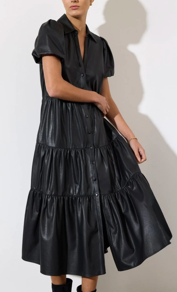 HAVANA VEGAN LEATHER DRESS