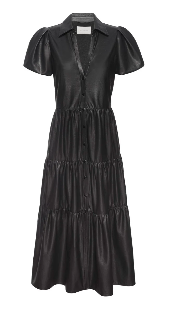 HAVANA VEGAN LEATHER DRESS