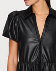 HAVANA VEGAN LEATHER DRESS