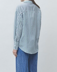 STRIPED SHIRT WITH TIE