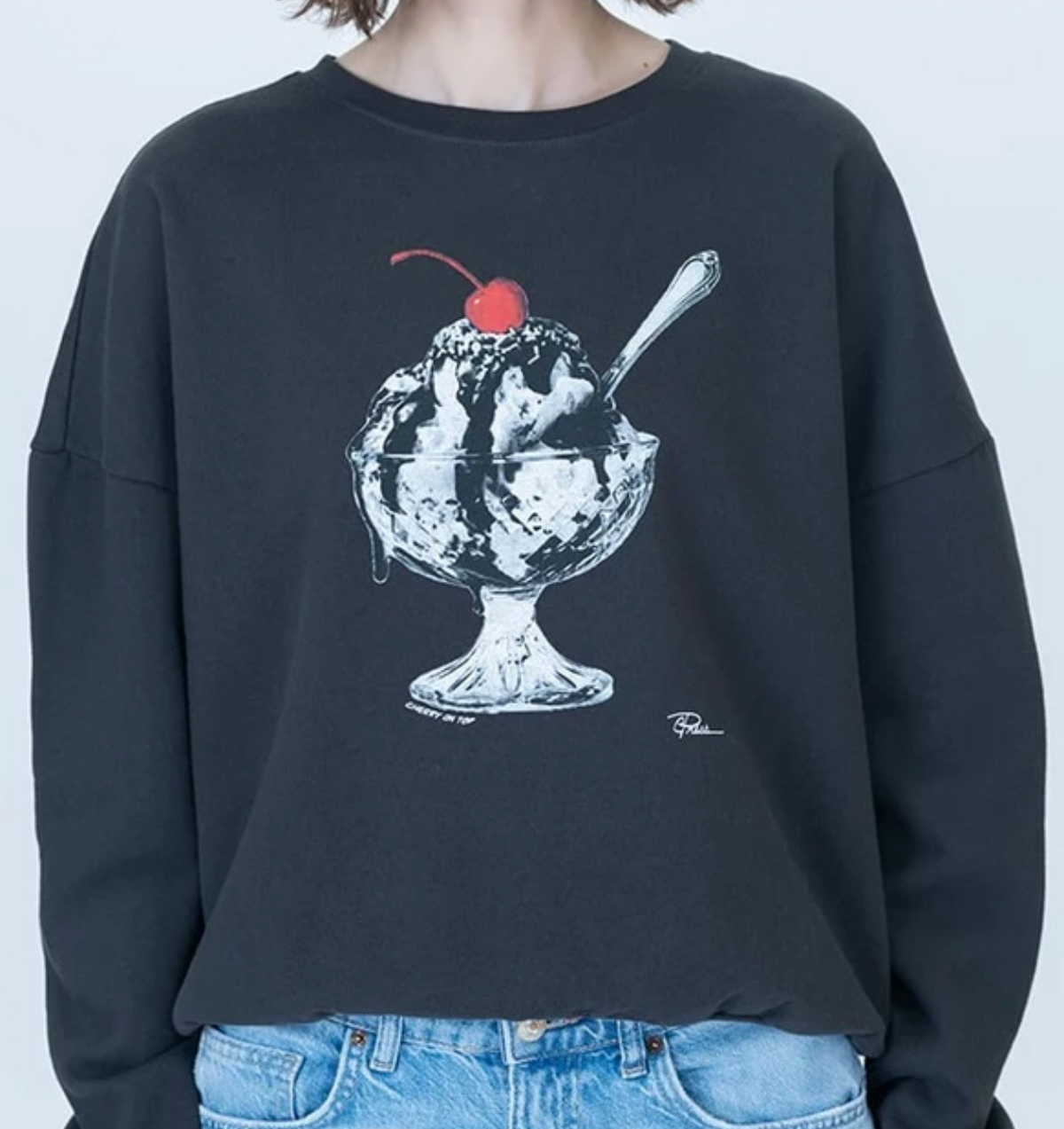 CHERRY ON TOP SWEATSHIRT