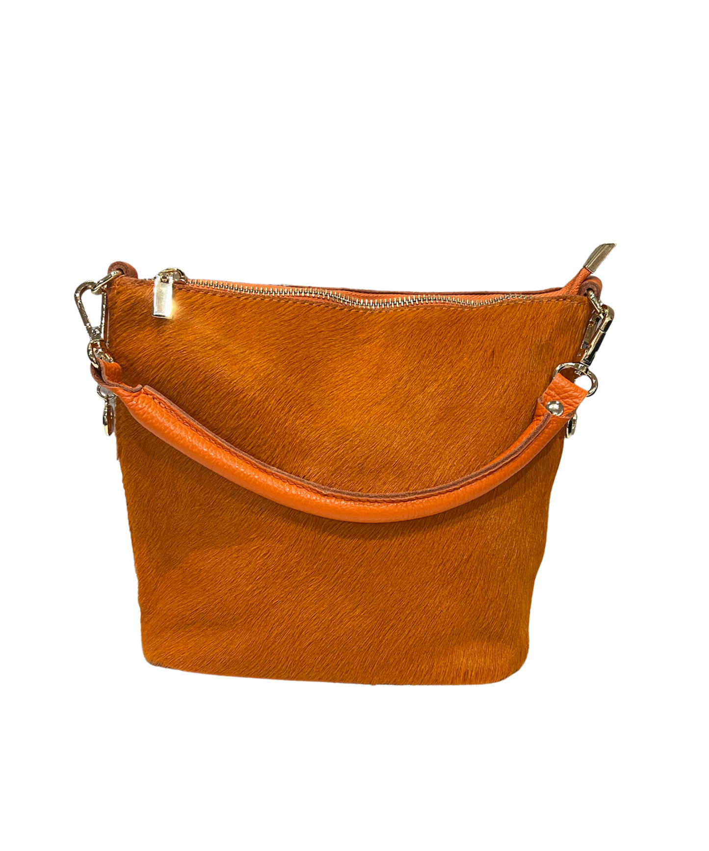 Load image into Gallery viewer, Leather/Pony Hair Camo Crossbody (More Colors)
