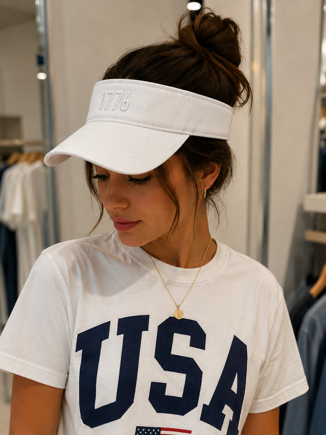 1776 AND USA VISORS