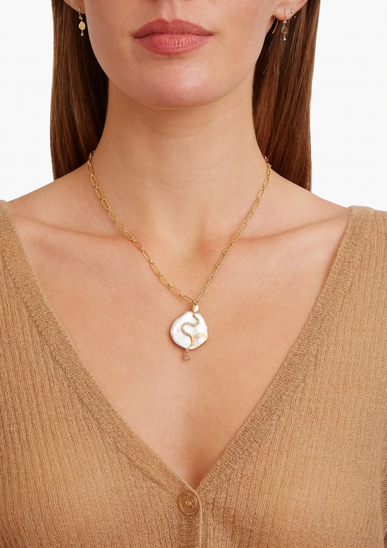 Gold Serpent Necklace
